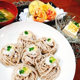 簡単美味しいみぞれ蕎麦♡