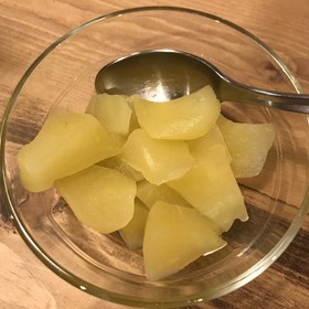 離乳食から!砂糖不使用レンチン煮りんご