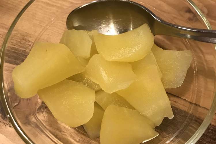 離乳食から 砂糖不使用レンチン煮りんご レシピ 作り方 By ナナヲ クックパッド 簡単おいしいみんなのレシピが358万品