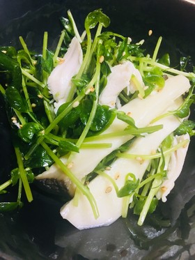 豆苗の和え物*簡単美味しいダイエット