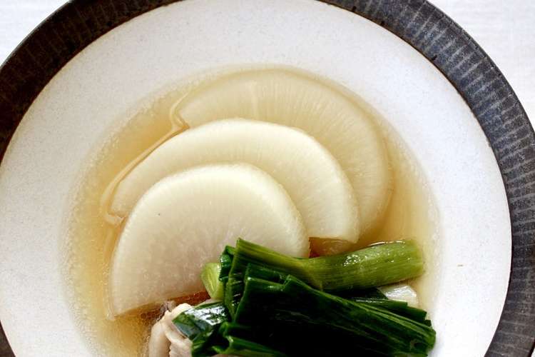 我が家の定番 大根と葉にんにくの薄口煮 レシピ 作り方 By Mieuxkanon クックパッド