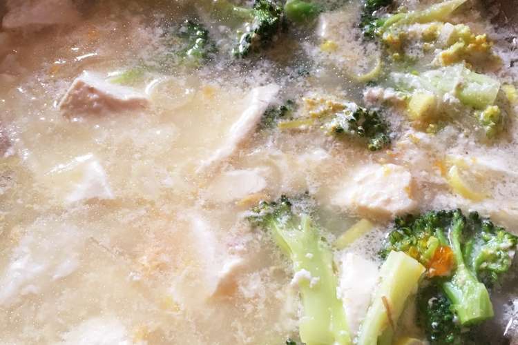 余り野菜のスープご飯 主婦の1人ランチ レシピ 作り方 By よーちん クックパッド 簡単おいしいみんなのレシピが366万品