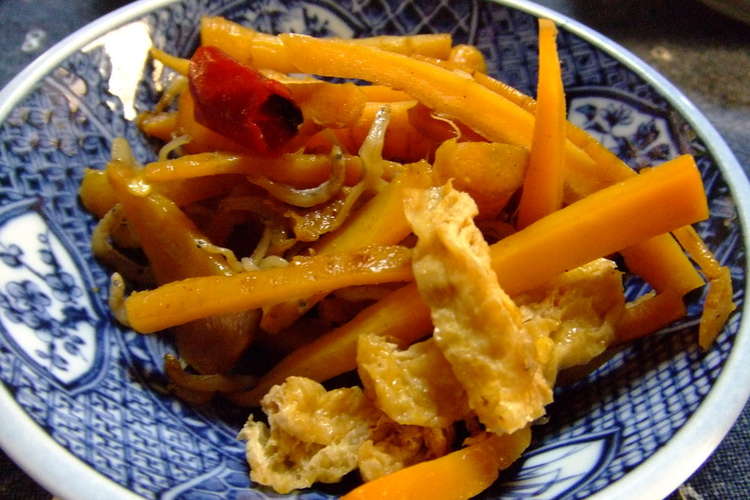 家庭菜園間引き小人参できんぴら風佃煮 レシピ 作り方 By サンウエスト クックパッド 簡単おいしいみんなのレシピが359万品