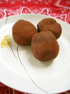 バレンタインに もちもち♡トリュフ♡