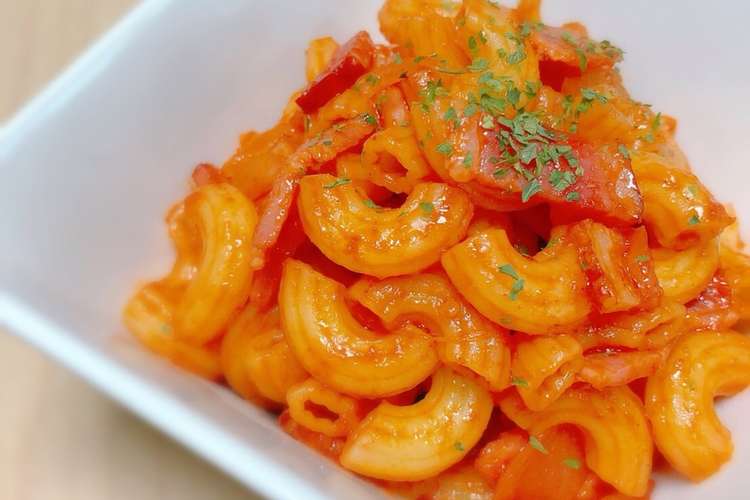 子供が夢中 コクうまマカロニナポリタン レシピ 作り方 By T Kitchen クックパッド