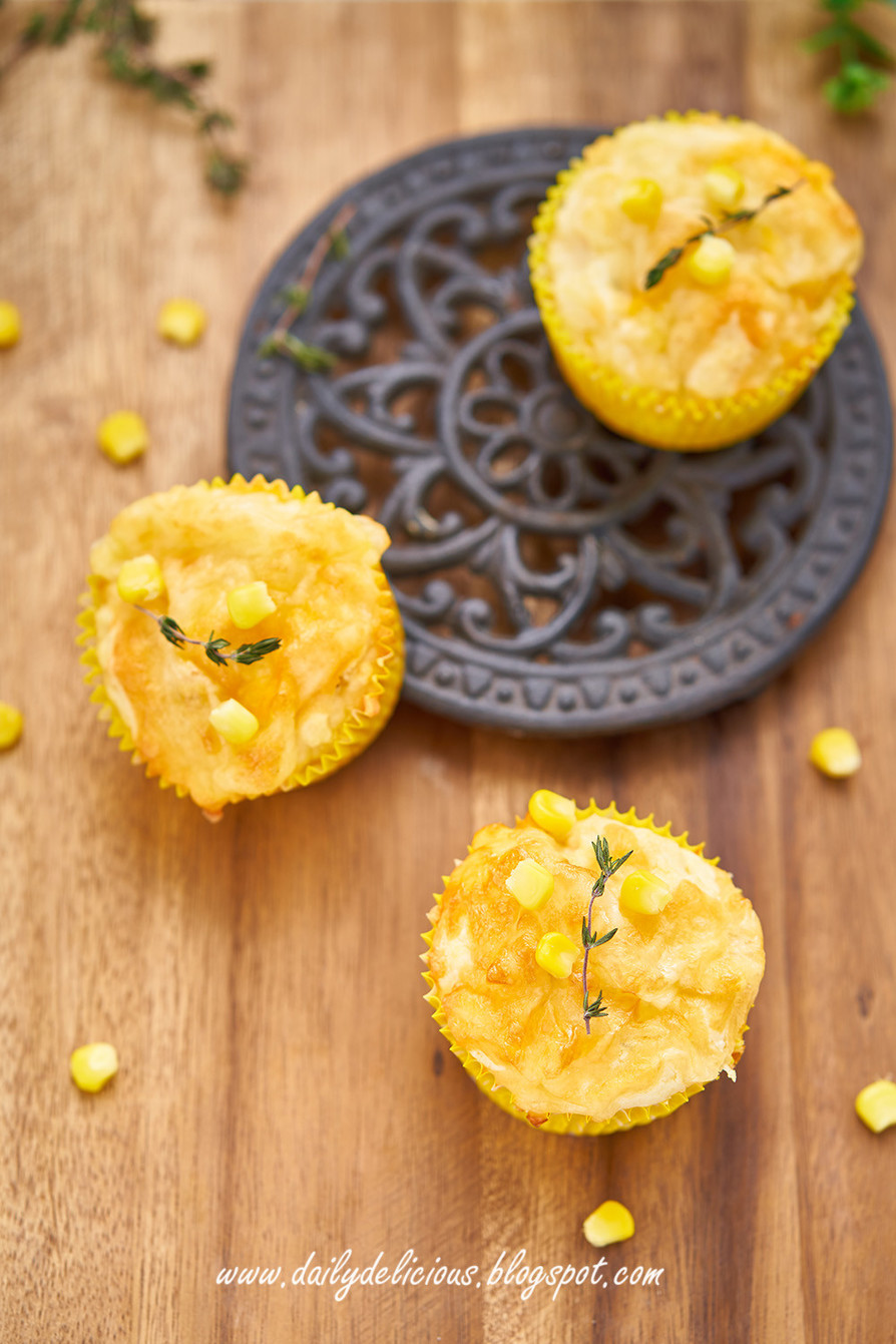 ハラペーニョコーンマフィンのレシピ