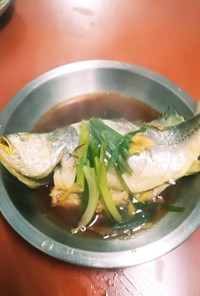 川魚の蒸し焼き醤油味