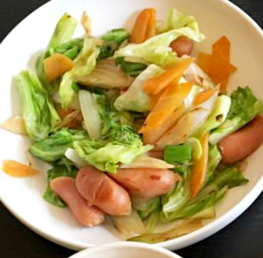 ウインナーと春キャベツの野菜炒め by クックH9MI69☆ 【クックパッド】 簡単おいしいみんなのレシピが338万品