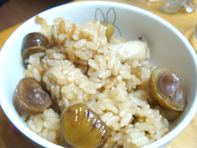 甘栗でカンタン栗ご飯っ!