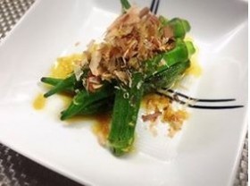 オクラのマリネ