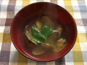 簡単なのに深みのある♪あさりのお吸い物