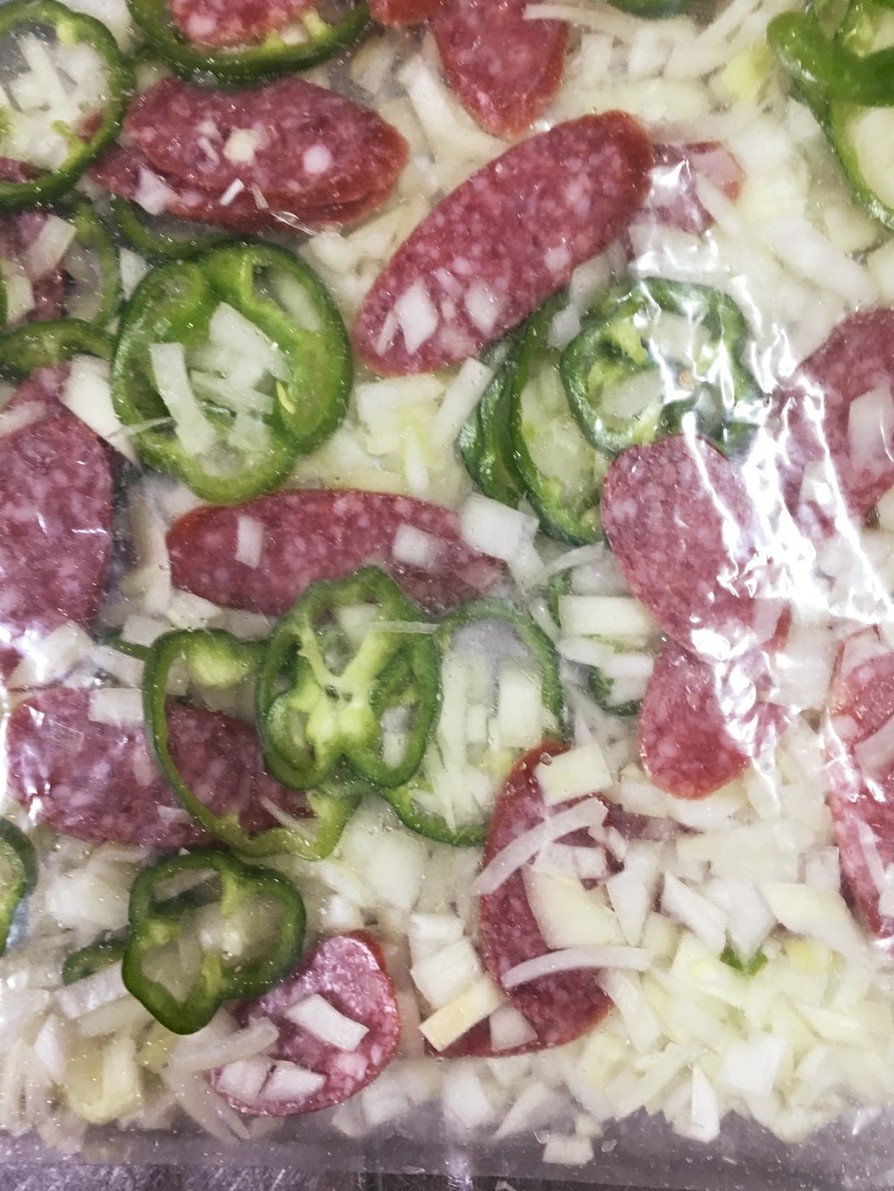 冷凍ストック ピザ用トッピングの画像