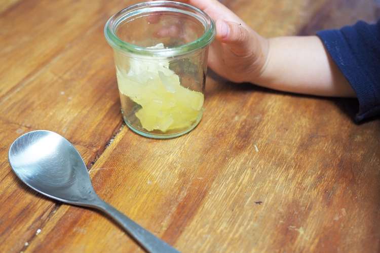 離乳食にも りんごジュースと林檎のゼリー レシピ 作り方 By 昆布のこん クックパッド 簡単おいしいみんなのレシピが352万品