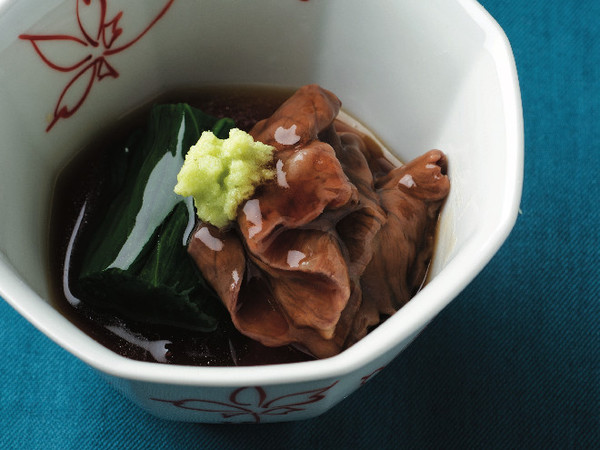 牛もも肉とほうれん草のお浸し