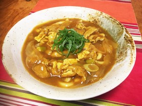 お出汁のきいたカレーうどん