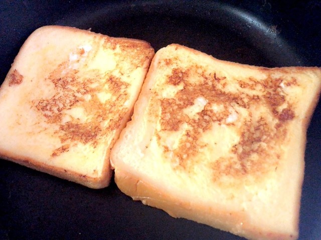 フレンチトースト 粉ミルクや豆乳でも レシピ 作り方 By えぬ クックパッド