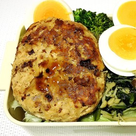 ♡低糖質♡鶏胸肉ハンバーグ