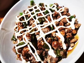 【ズボラ】ピーマンの肉詰め風どんぶり