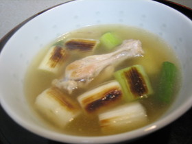 風邪撃退チキンねぎスープ