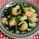 海老と小松菜の塩炒め