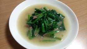 箸が止まらない、つゆだく青菜炒め