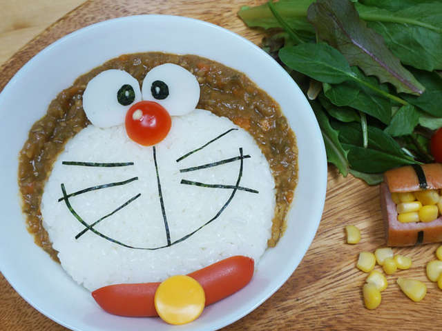 宝島クッキング ドラえもんのデコカレー レシピ 作り方 By Momo