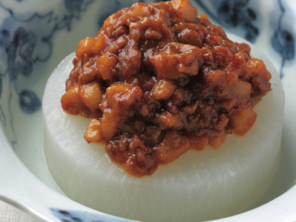 ふろふき大根ごぼう肉味噌