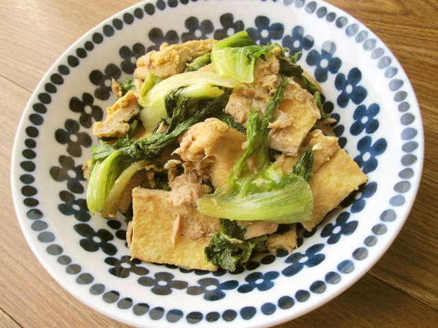 サニーレタスとお揚げの炒め物 By とんこっつ クックパッド 簡単