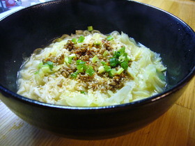 きゃべ坦々うどん
