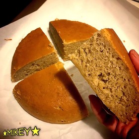 HM♡炊飯器でバナナミルクティーケーキ♪