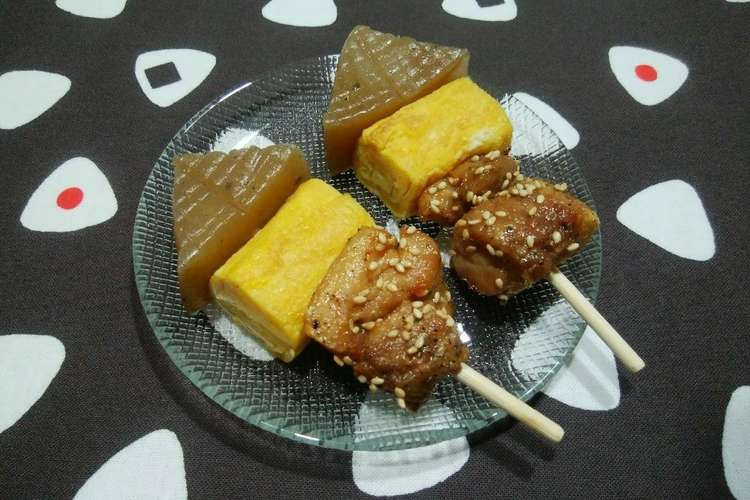 チビ太のおでん風 食べやすいオカズ串 レシピ 作り方 By 963market クックパッド 簡単おいしいみんなのレシピが357万品
