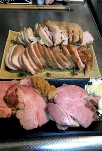 【低温調理】鶏と豚のシンプルチャーシュー