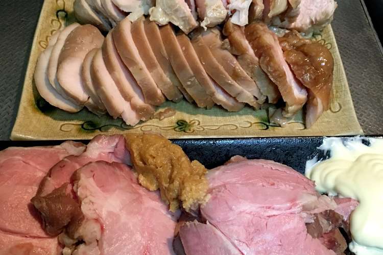 低温調理 鶏と豚のシンプルチャーシュー レシピ 作り方 By 石野はじめ クックパッド 簡単おいしいみんなのレシピが353万品