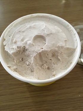 生クリームでバナナアイス