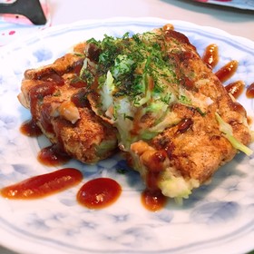 簡単ふわふわ!豆腐と納豆ヘルシーお好み焼