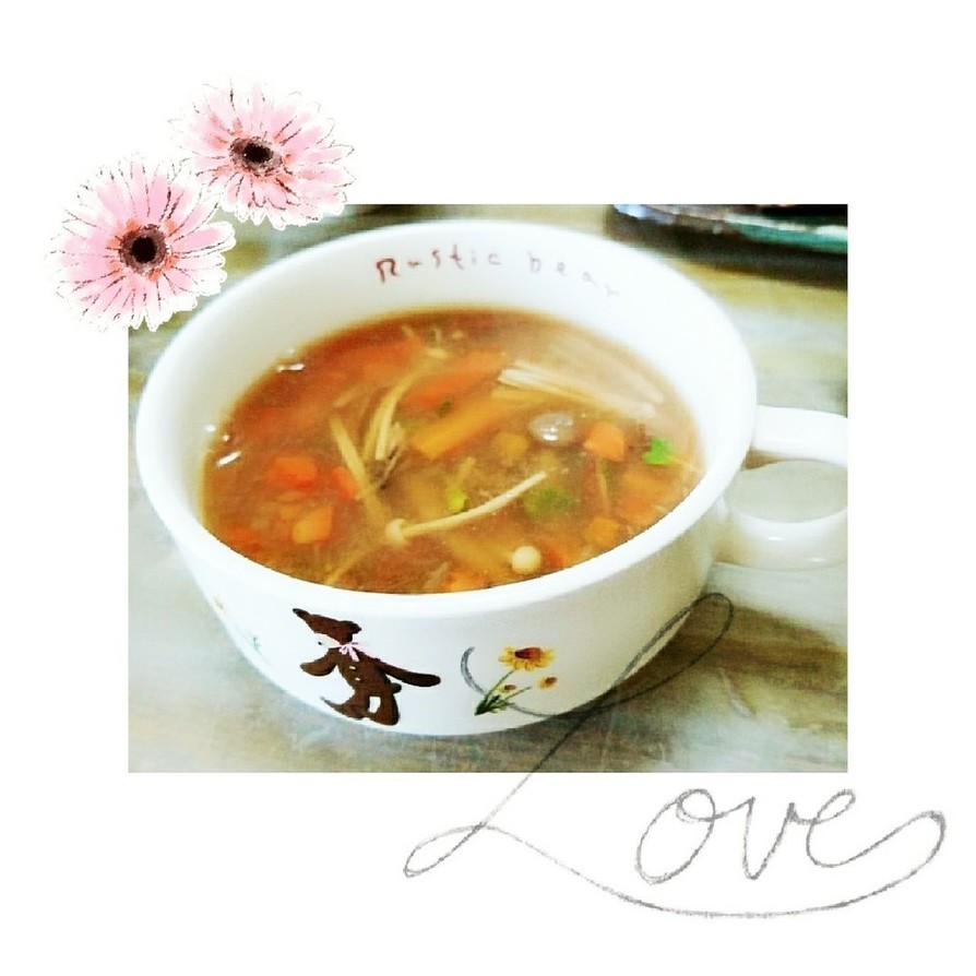 マクロビ☆春の大根おろしスープの画像