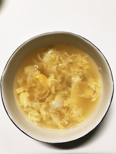 簡単玉子スープの写真
