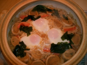 お手軽鍋焼きうどん