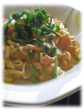カレークリームパスタ♪