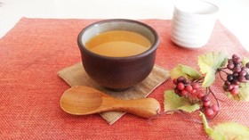 簡単ほ~っこり♪ほうじ茶ミルクプリン