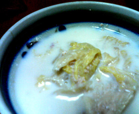 白菜の明太クリーム煮