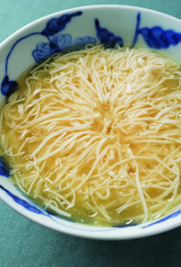細切り豆腐のスープ(文思豆腐)