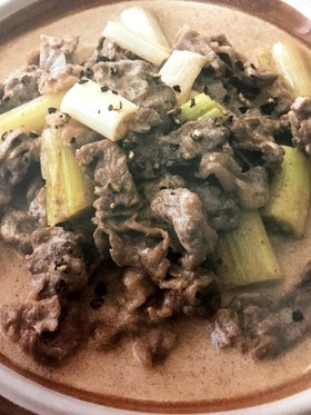 レンジで簡単★ビーフストロガノフ
