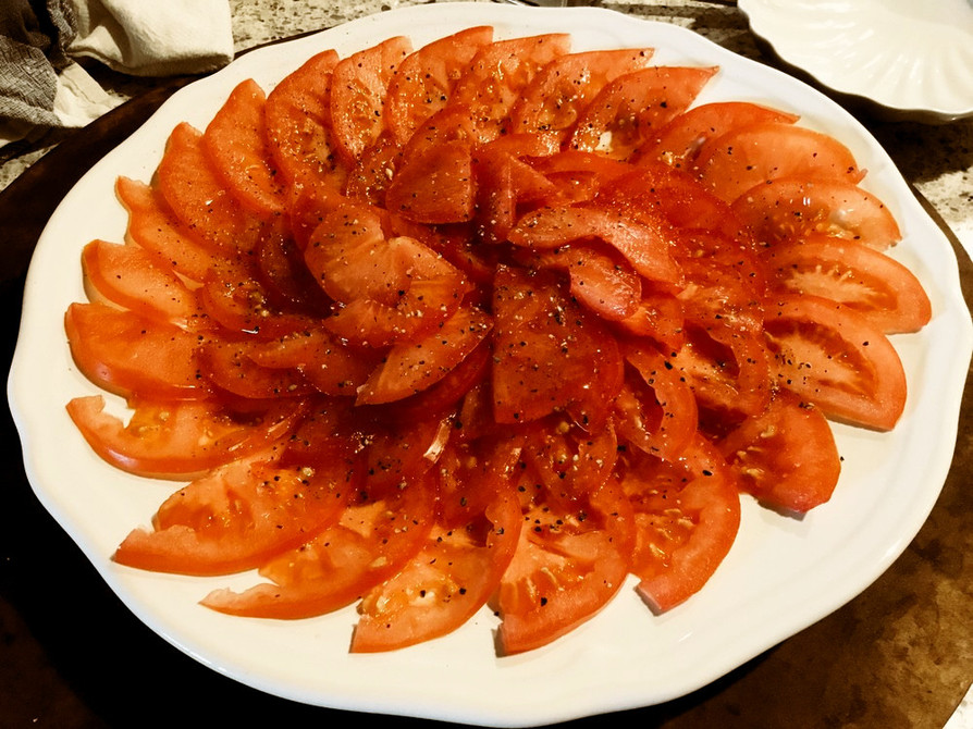 簡単♡美味♡綺麗♡トマトのカルパッチョの画像