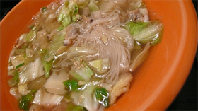 夜食にあったかさっぱり麺