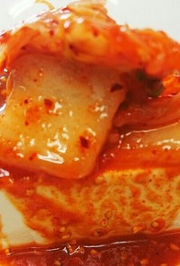 韓国酢味噌チョジャンでキムチ豆腐