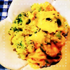 レンジだけ!ブロッコリーのかぼちゃサラダ