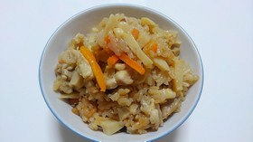 ☆今が旬❗竹の子と鶏肉の炊き込みご飯☆☆