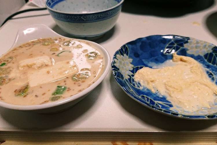 豆乳湯豆腐 レシピ 作り方 By まふまふ クックパッド 簡単おいしいみんなのレシピが365万品