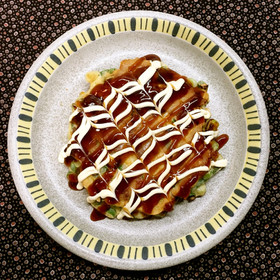 米粉でシンプルねぎ焼き+豚バラ肉